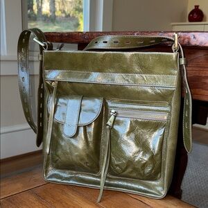Olive Green Hobo crossbody bag